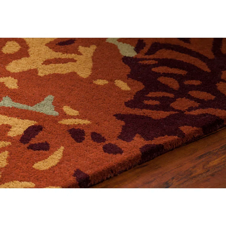 Nirvana Wool Floral Area Rug