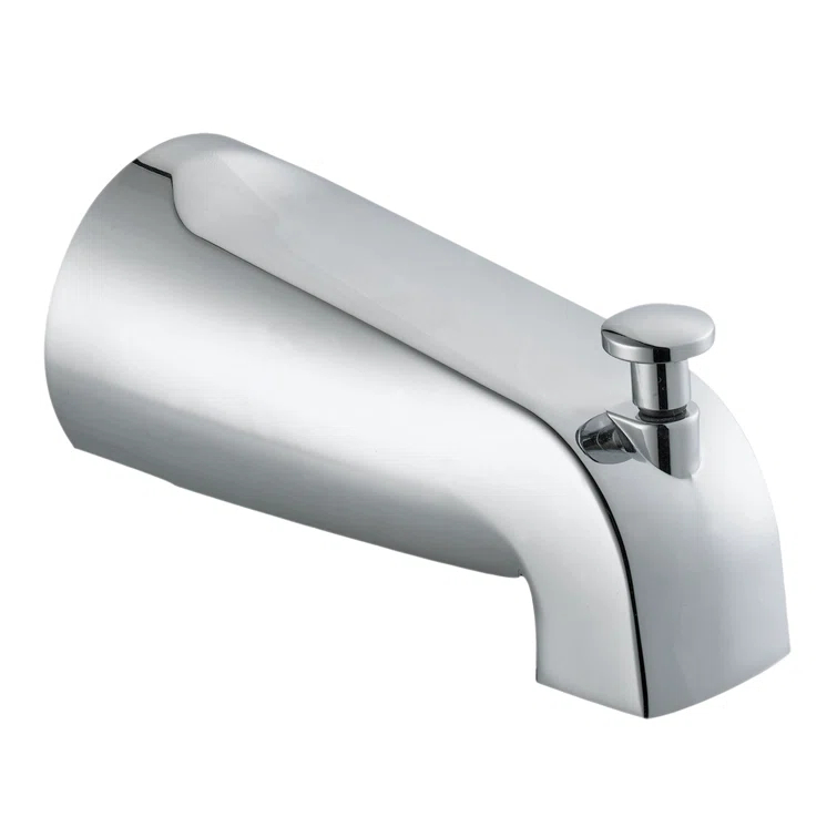 Tub Spout with Diverter Slip Fit Connection