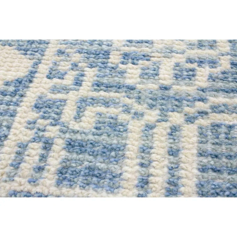 Addie Wool Denim/Cream Rug