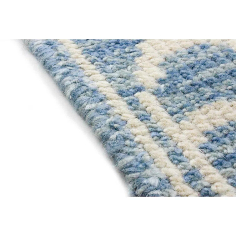 Addie Wool Denim/Cream Rug
