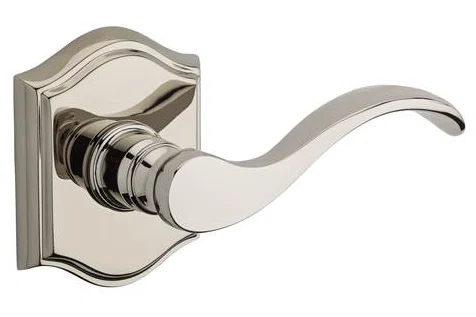 Curve Passage Door Lever with Traditional Arch Rose