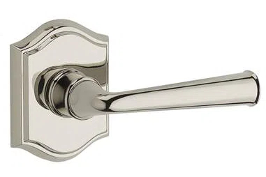 Federal Passage Door Lever with Traditional Arch Rose