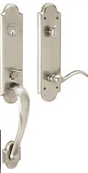 Distressed Oil Rubbed Bronze Single Cylinder Handleset with Lever