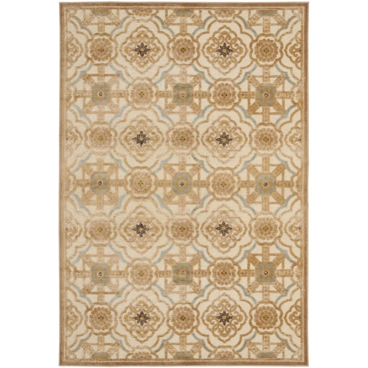 Martha Stewart Imperial Palace Performance Floral Rug