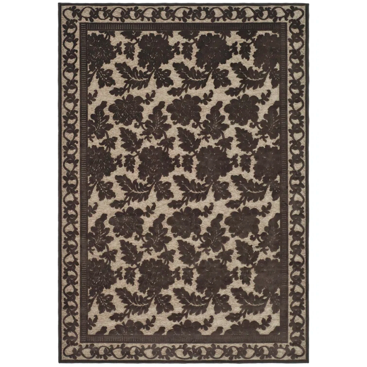 Martha Stewart Peony Performance Floral Rug