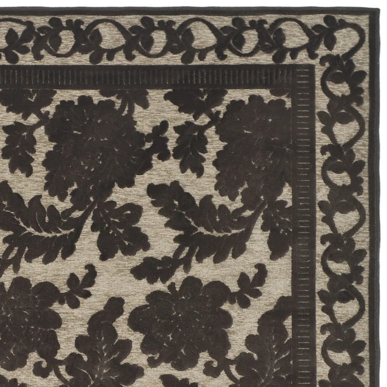 Martha Stewart Peony Performance Floral Rug