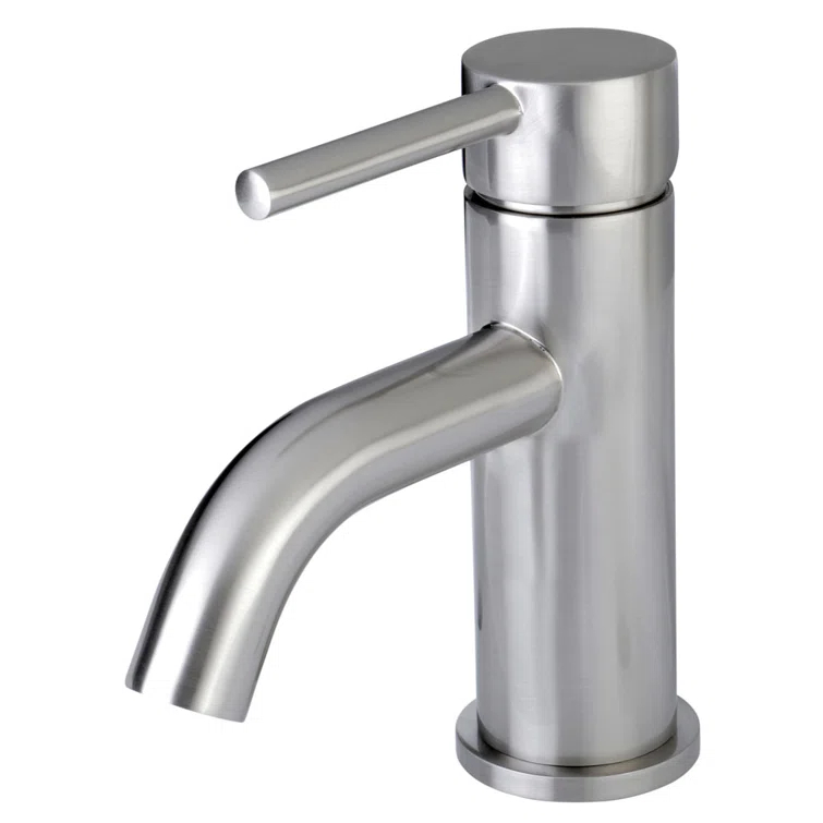 Kingston Brass Concord Single-Handle 1-Hole Deck Mount Bathroom Faucet with Push Pop-Up