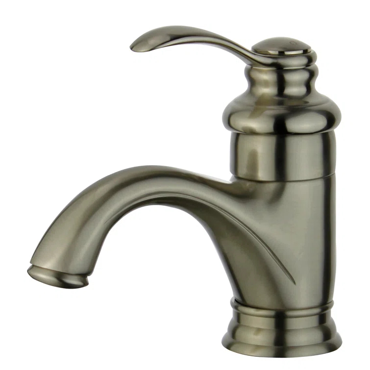 Barcelona Single-Hole Single-handle Bathroom Faucet with Drain Assembly