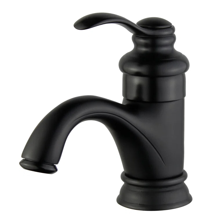 Barcelona Single-Hole Single-handle Bathroom Faucet with Drain Assembly
