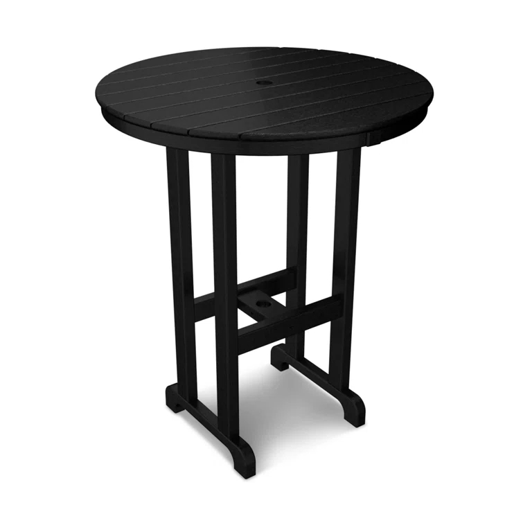 Round Farmhouse Bar Table