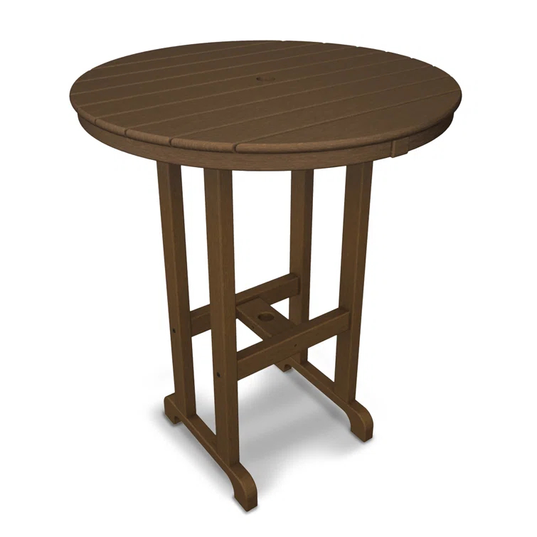 Round Farmhouse Bar Table