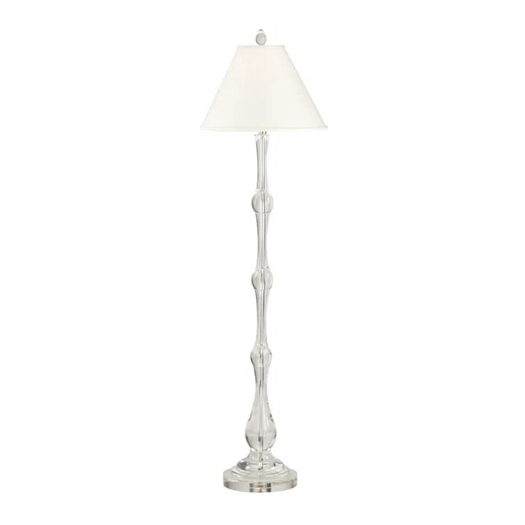 61'' Clear Traditional Floor Lamp