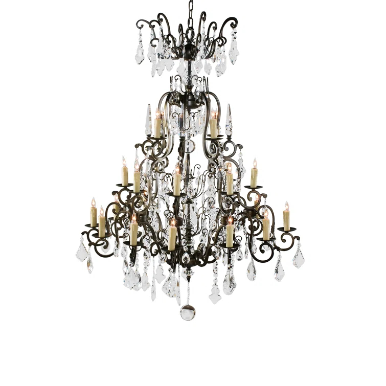 Esmerado 24 - Light Tiered Chandelier