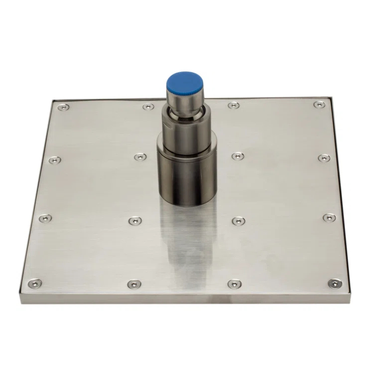 Rain Fixed Shower Head 1.8 GPM GPM with Temperature-based LED