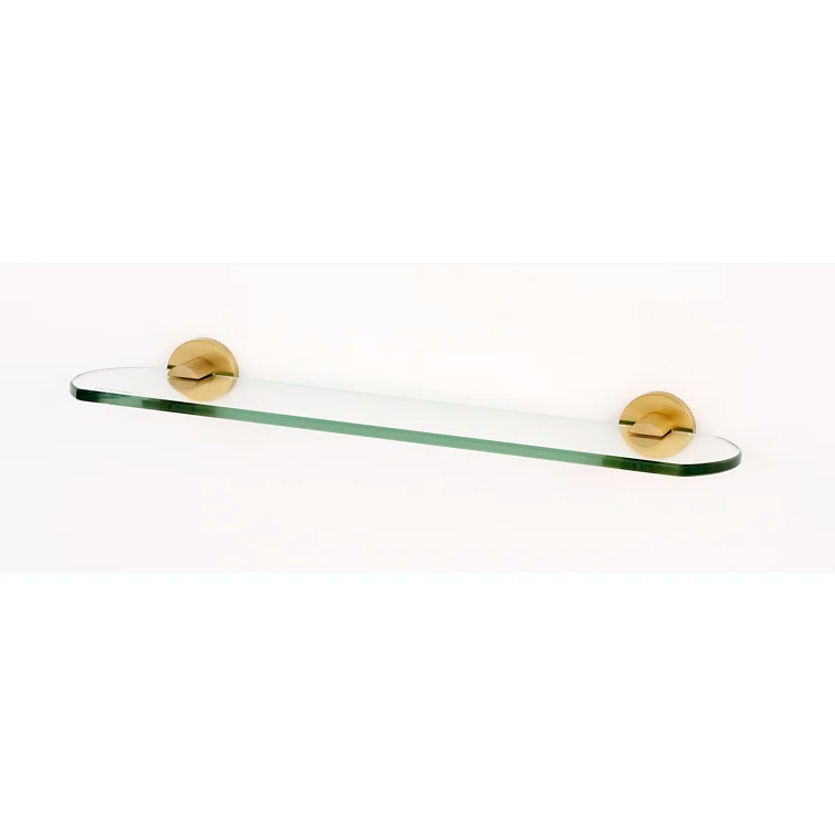 Contemporary I Oval Bracket Shelf with Adjustable Shelves