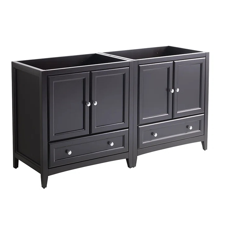 Fresca Oxford 59" Free-Standing Double Sink Bathroom Vanity Base Only