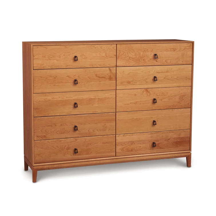 Mansfield Solid Wood 32.75'' W 10 - Drawer Dresser