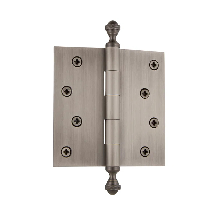 Grandeur 4" Acorn Tip Residential Hinge with Square Corners