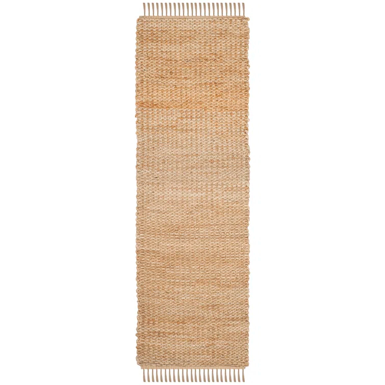 Uma Natural Fiber Hand Woven Jute Solid Color Rug