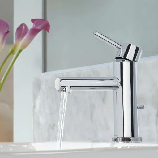 Align Single Hole Bathroom Faucet with Drain Assembly