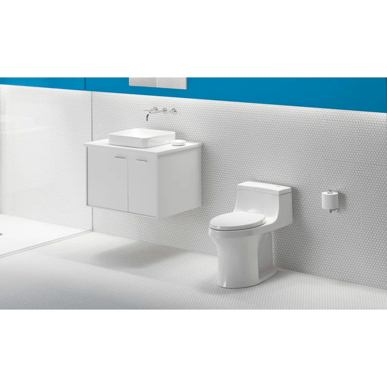 Vox® Ceramic Square Vessel Bathroom Sink with Overflow