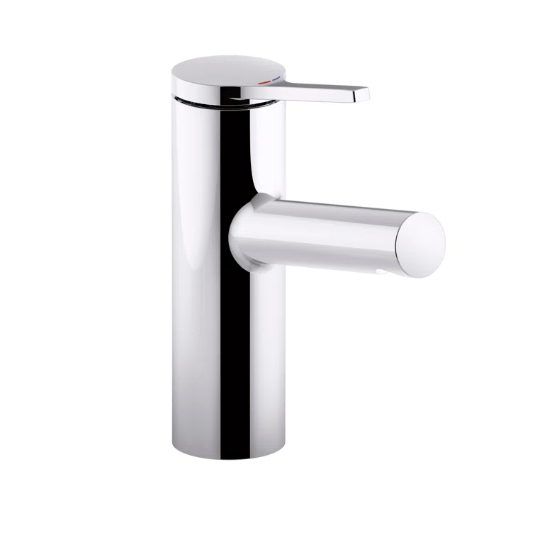 Kohler Elate Single-Handle Bathroom Faucet with Pop-Up Drain Assembly, One Hole Bathroom Sink Faucet, 1.2 gpm
