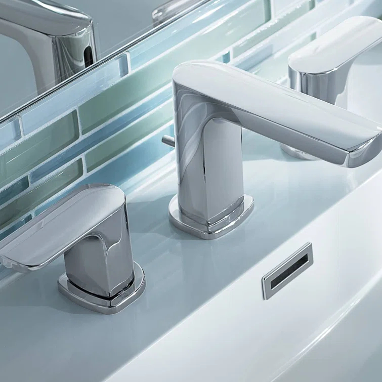 Rizon Widespread Bathroom Faucet with Drain Assembly