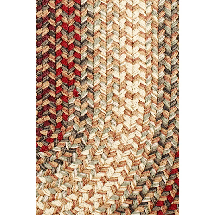 Deserie Hand Braided Spanish Red Rug