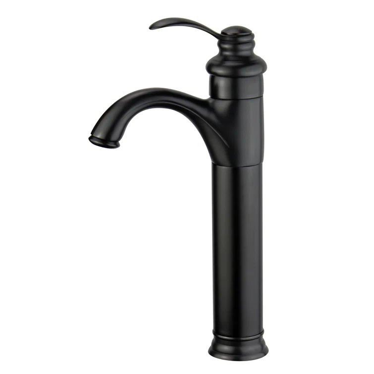 Madrid Single-Hole Single-handle Bathroom Faucet with Drain Assembly