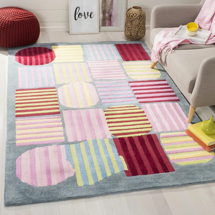 Isabelle & Max™ Kruetzen Kids Hand Tufted 80% Wool And 20% Cotton Rug