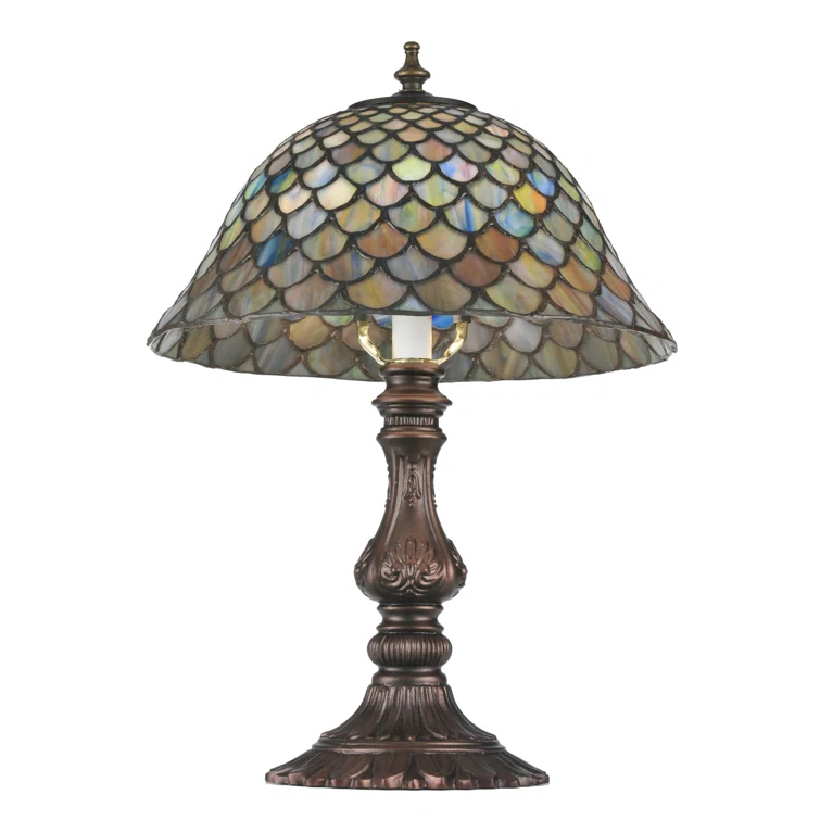 Meyda Tiffany & Stained Glass Metal Table Lamp