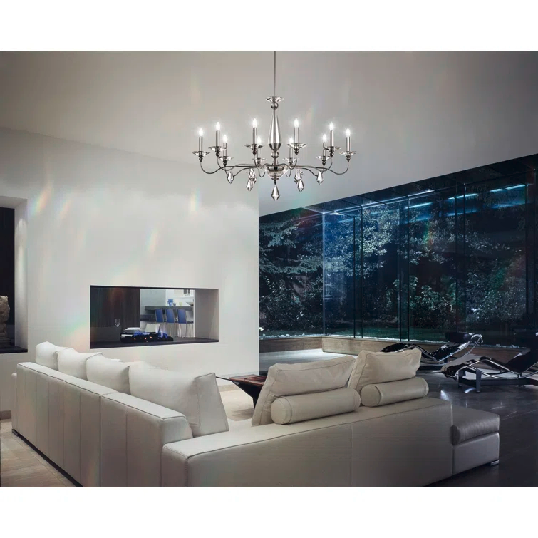 Jasmine 10 - Light Classic / Traditional Chandelier