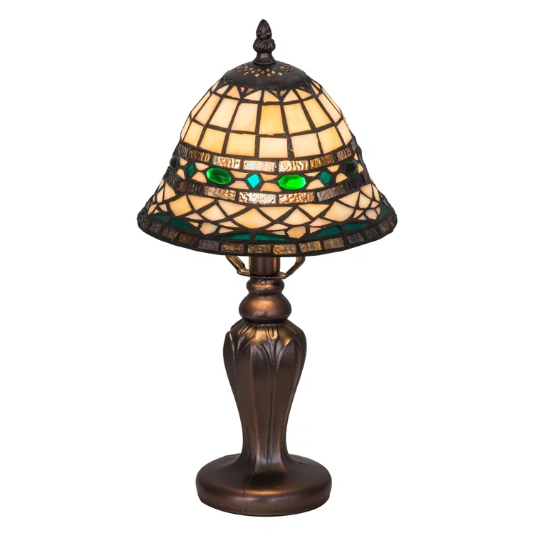 Meyda Lighting Meyda Tiffany & Stained Glass Metal Table Lamp