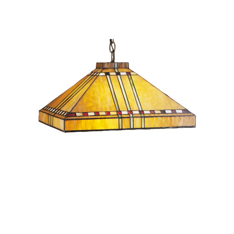 4 - Light Mahogany Bronze Pool Table Lights Pendant
