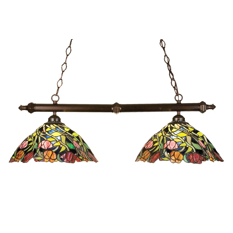 Meyda Lighting 2 - Light Bronze Kitchen Island Pendant