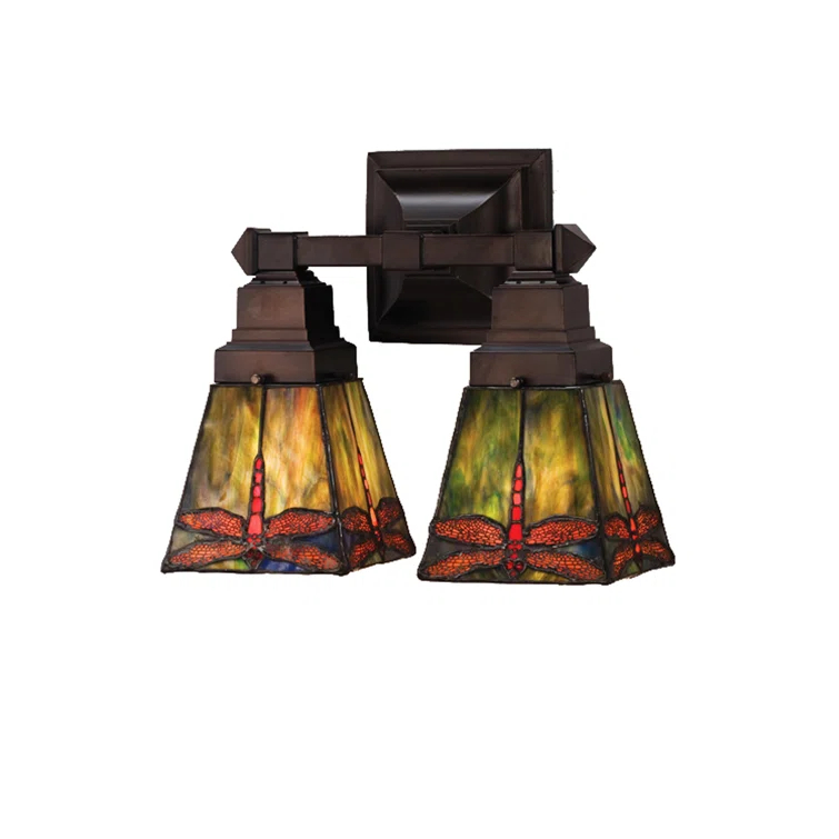 Meyda Tiffany & Stained Glass Copper Armed Sconce