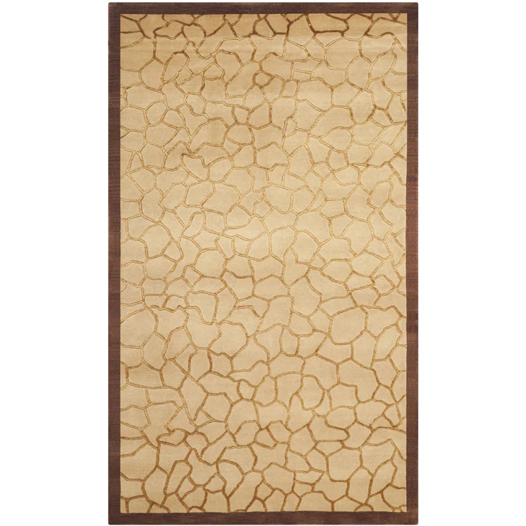 Ipswich Hand Knotted Silk & Wool Pile Abstract Rug