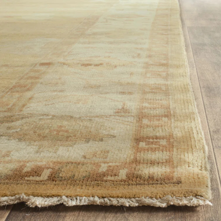 Oushak Hand Knotted Wool Oriental Rug