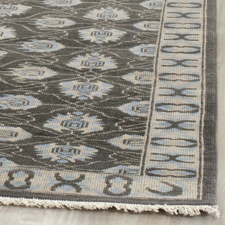 Oushak Hand Knotted Wool Oriental Rug