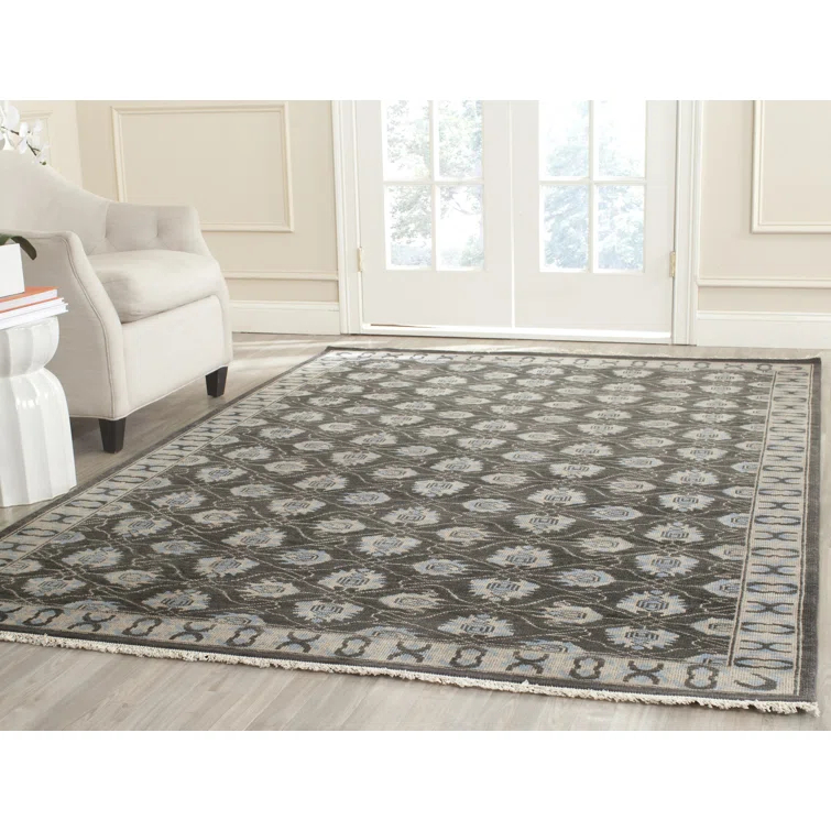 Oushak Hand Knotted Wool Oriental Rug