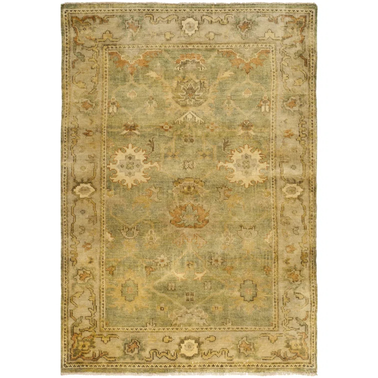 Safavieh OSH115B Oushak Green / Beige