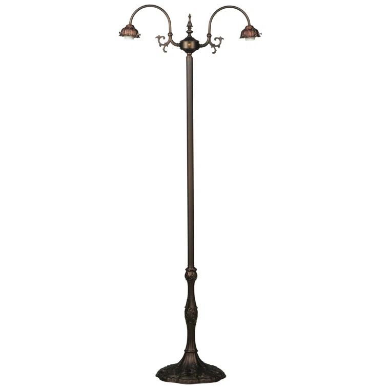 Meyda Lighting Capri 56.5'' Mahogany Bronze Tree Floor Lamp