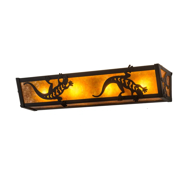 Bronze Gecko 4-Light Energy Star Vanity Bath Bar