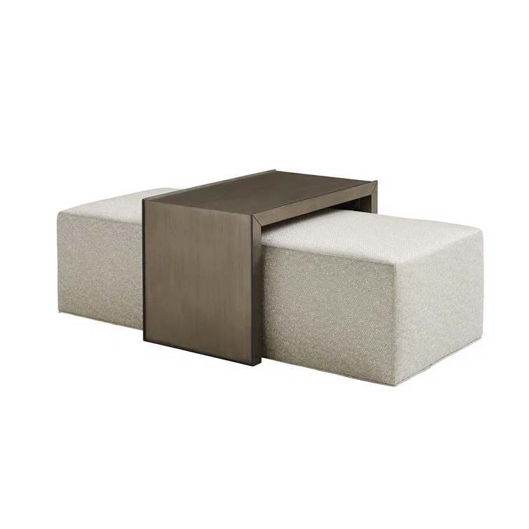 Ariana Savona Cocktail Ottoman with Slide