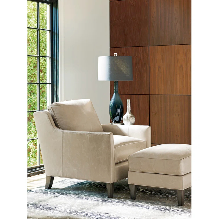 Ariana Turin Leather Ottoman