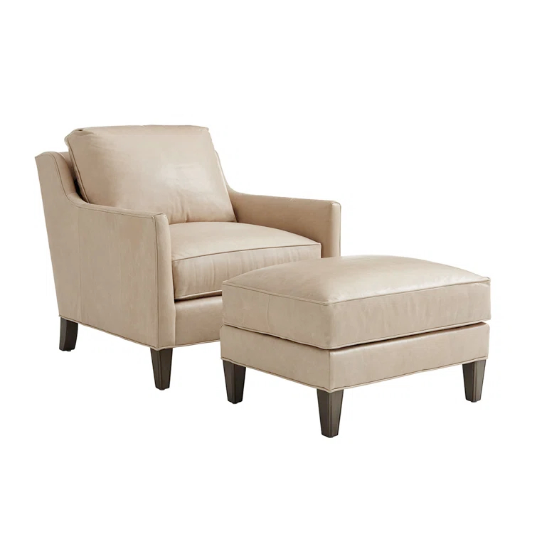 Ariana Turin Leather Ottoman