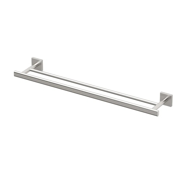 Elevate 24" Wall Mount Double Towel Bar | Towel Rack with 2 Bars