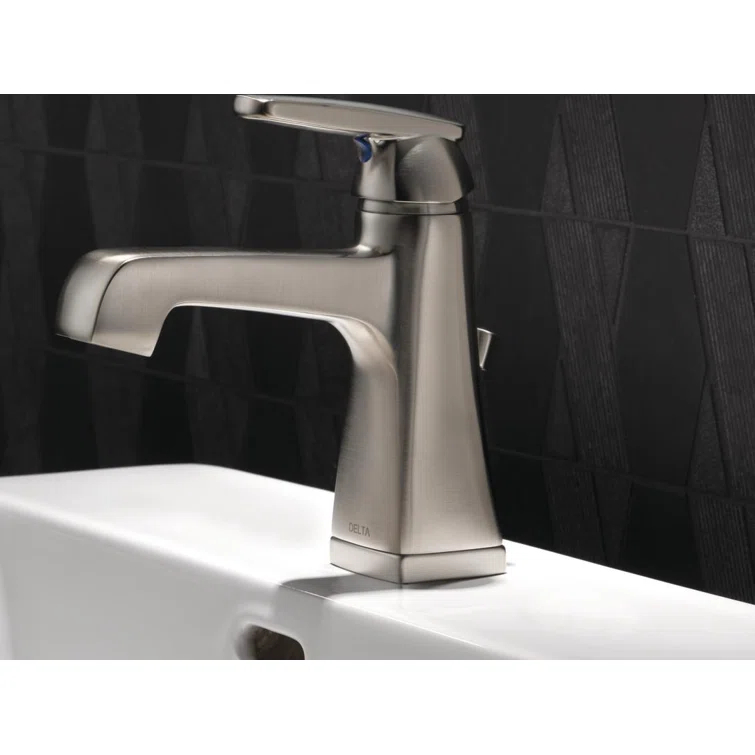 Ashlyn Single Hole Bathroom Faucet with Drain Assembly, Single Handle Bathroom Sink Faucet