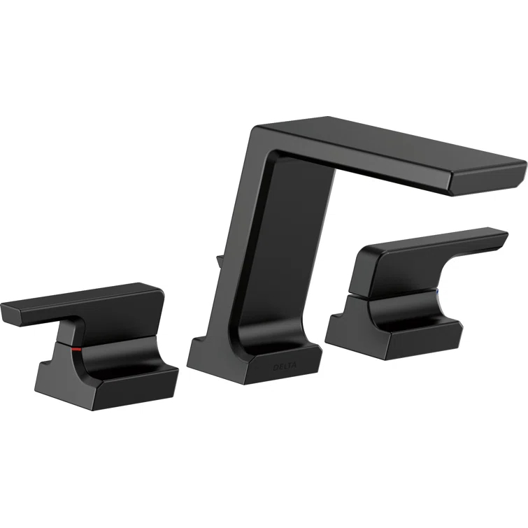 Pivotal Double Handle Deck Mounted Roman Tub Faucet Trim