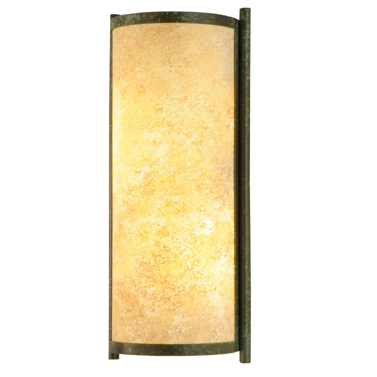 Greenbriar Solid Brass Flush Mounted Sconce